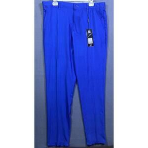 NEW Head Golf William Men Slacks 36x32 actual Galaxy Blue Stretch UV Wicking NWT